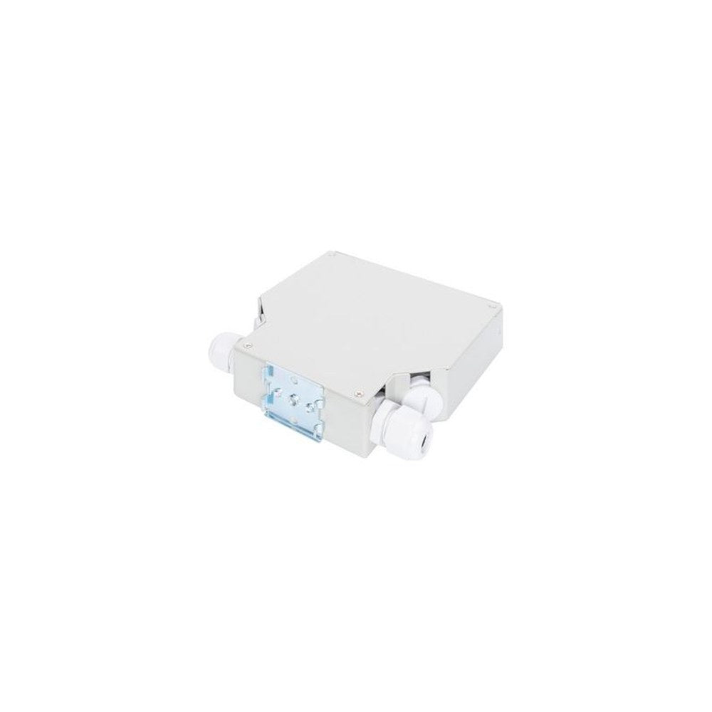 DIGITUS Boîte d'épissure pour rails DIN, pour 8 LC/DX, gris