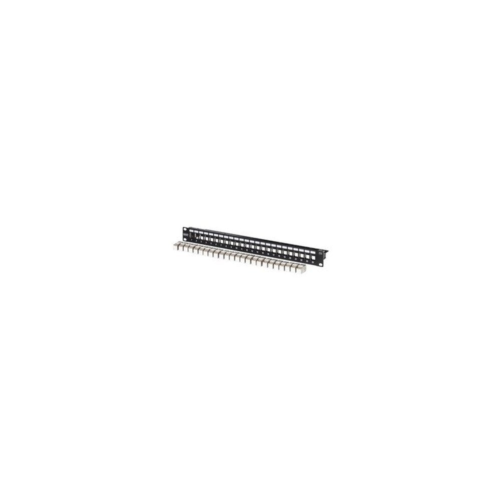 DIGITUS Panneau de brassage modulaire 19", 24 ports, garni