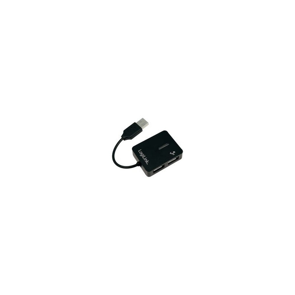 LogiLink Hub USB 2.0 Smile, 4 ports, noir