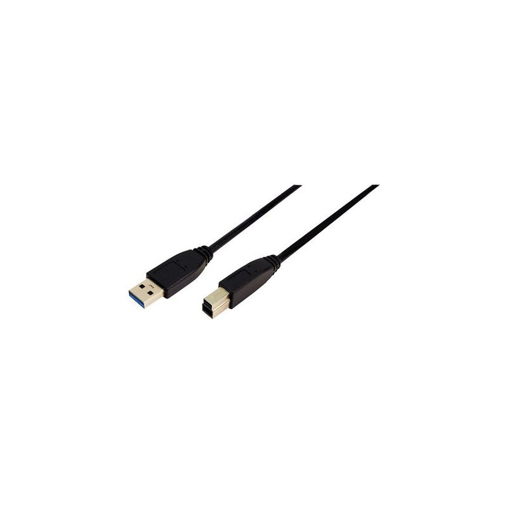 LogiLink Câble USB 3.0, USB-A - USB-B mâle, 2 m, noir