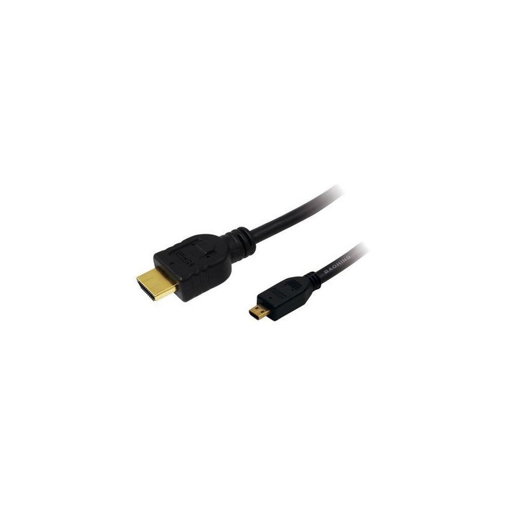 LogiLink Câble HDMI, A mâle - micro D mâle, 1,5 m