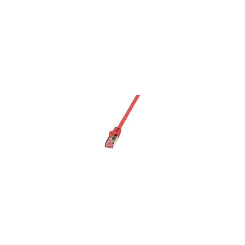 LogiLink Câble patch, Cat. 6, S/FTP, 1,5 m, rouge
