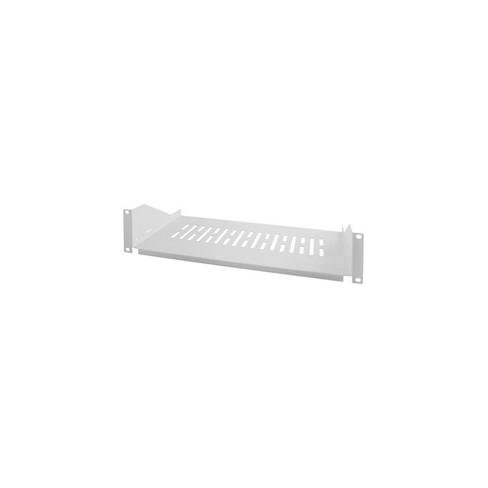 LogiLink Etagère 19", 2 U, montage fixe, (P)250 mm, gris