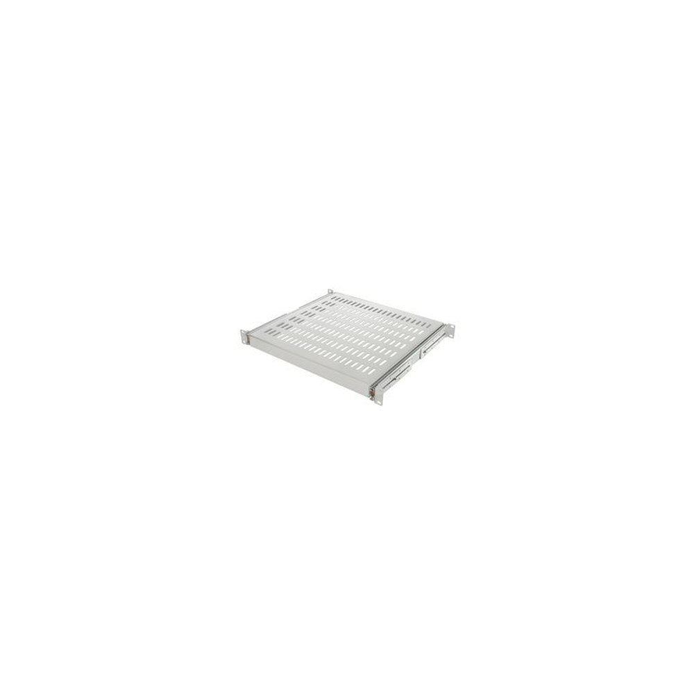 LogiLink Etagère 19", 1 U, téléscopique, (P)600 mm, gris