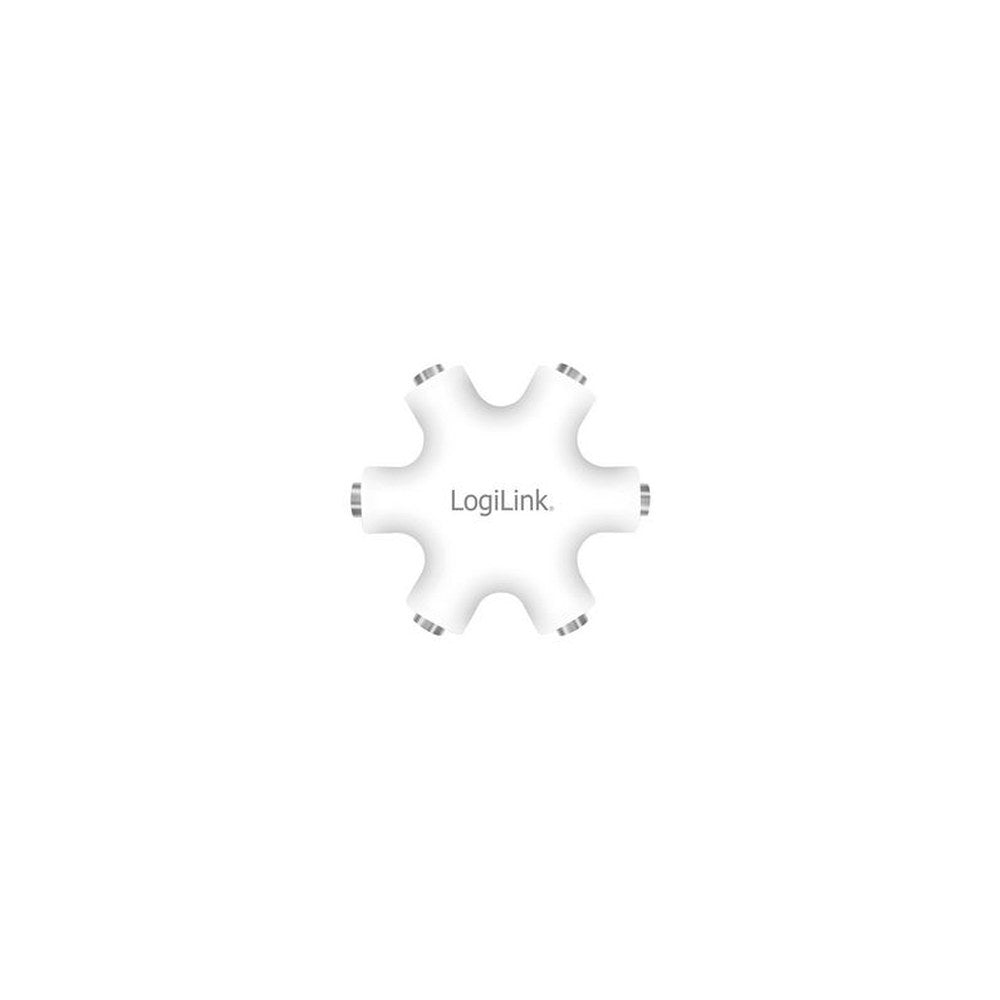 LogiLink Splitter audio LogiStar, blanc