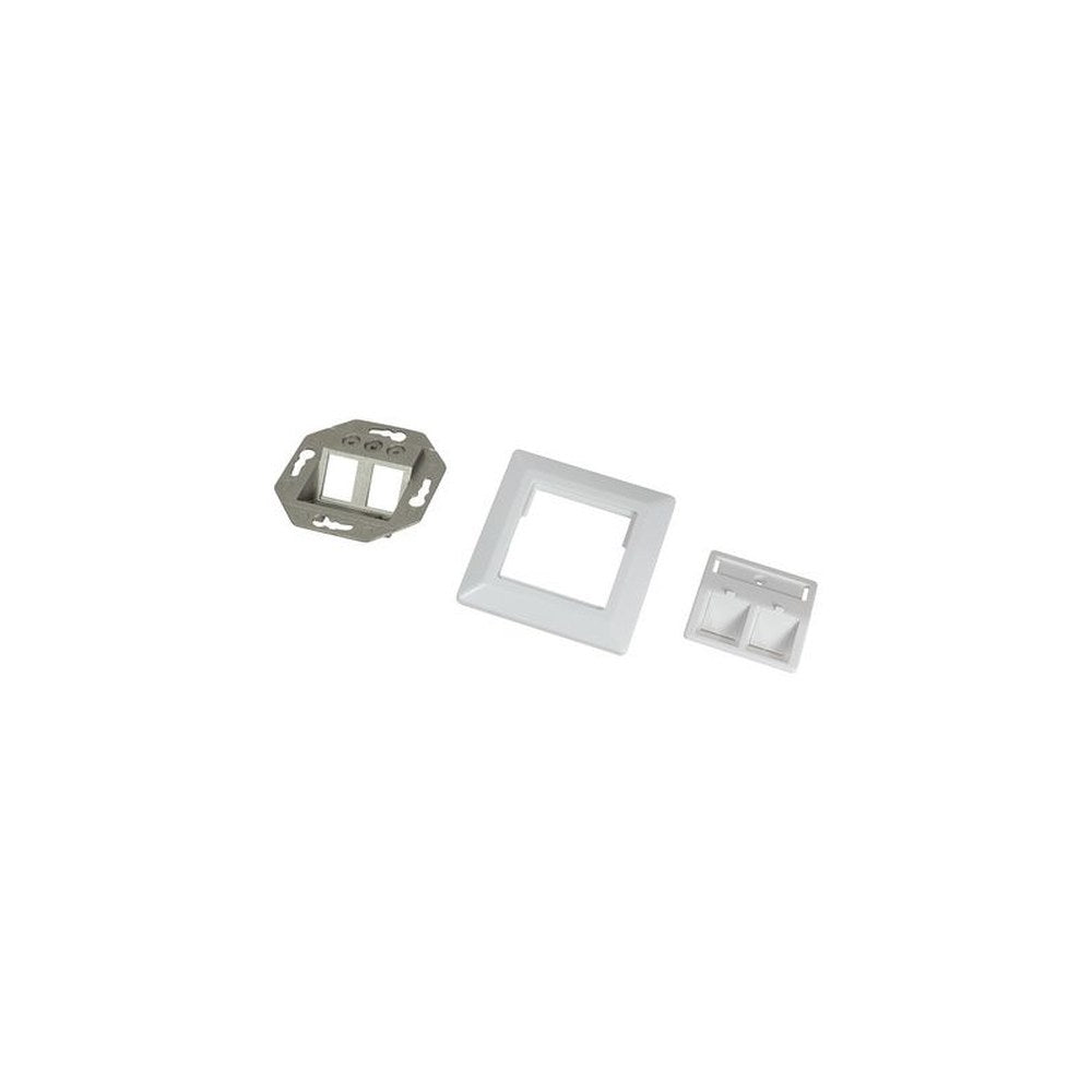 LogiLink Boîtier d'encastrement pour module keystone, blanc