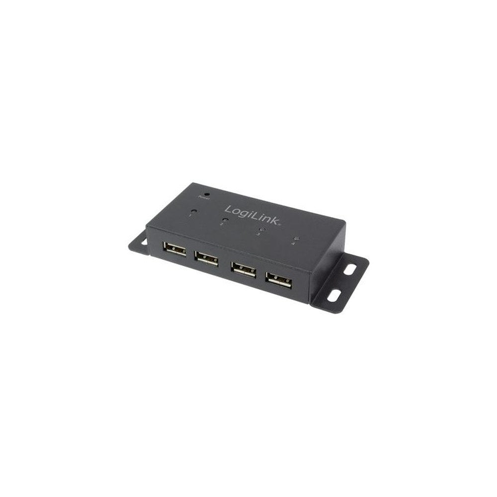 LogiLink Hub USB 2.0, 4 ports, pour un montage mural
