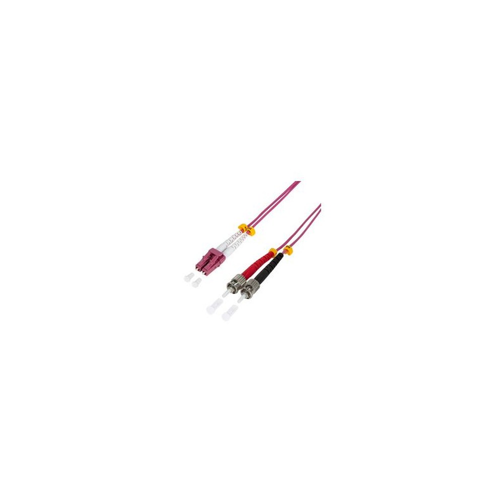 LogiLink Câble Patch à fibre optique, LC Duplex - 2 x ST