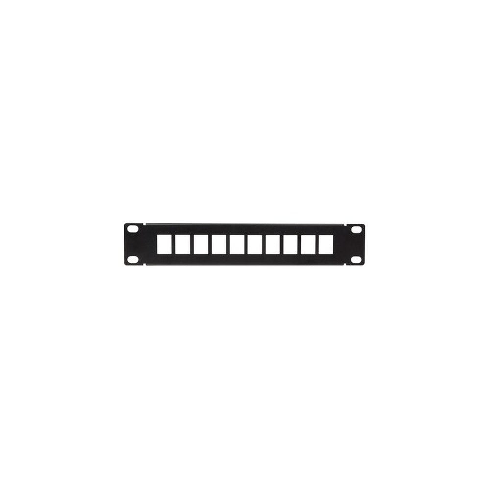 LogiLink Panneau de brassage keystone 10", noir