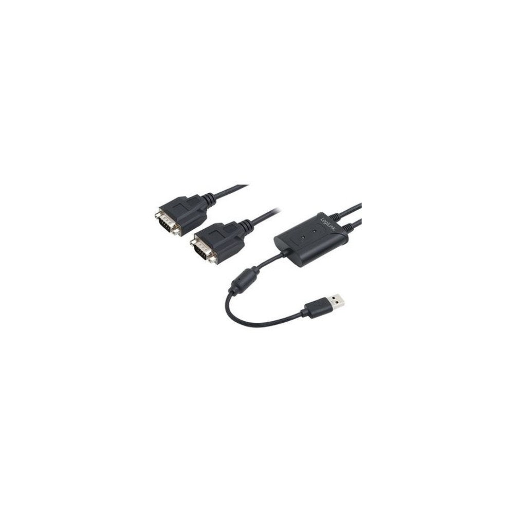 LogiLink Câble adaptateur USB 2.0 - 2 x RS232