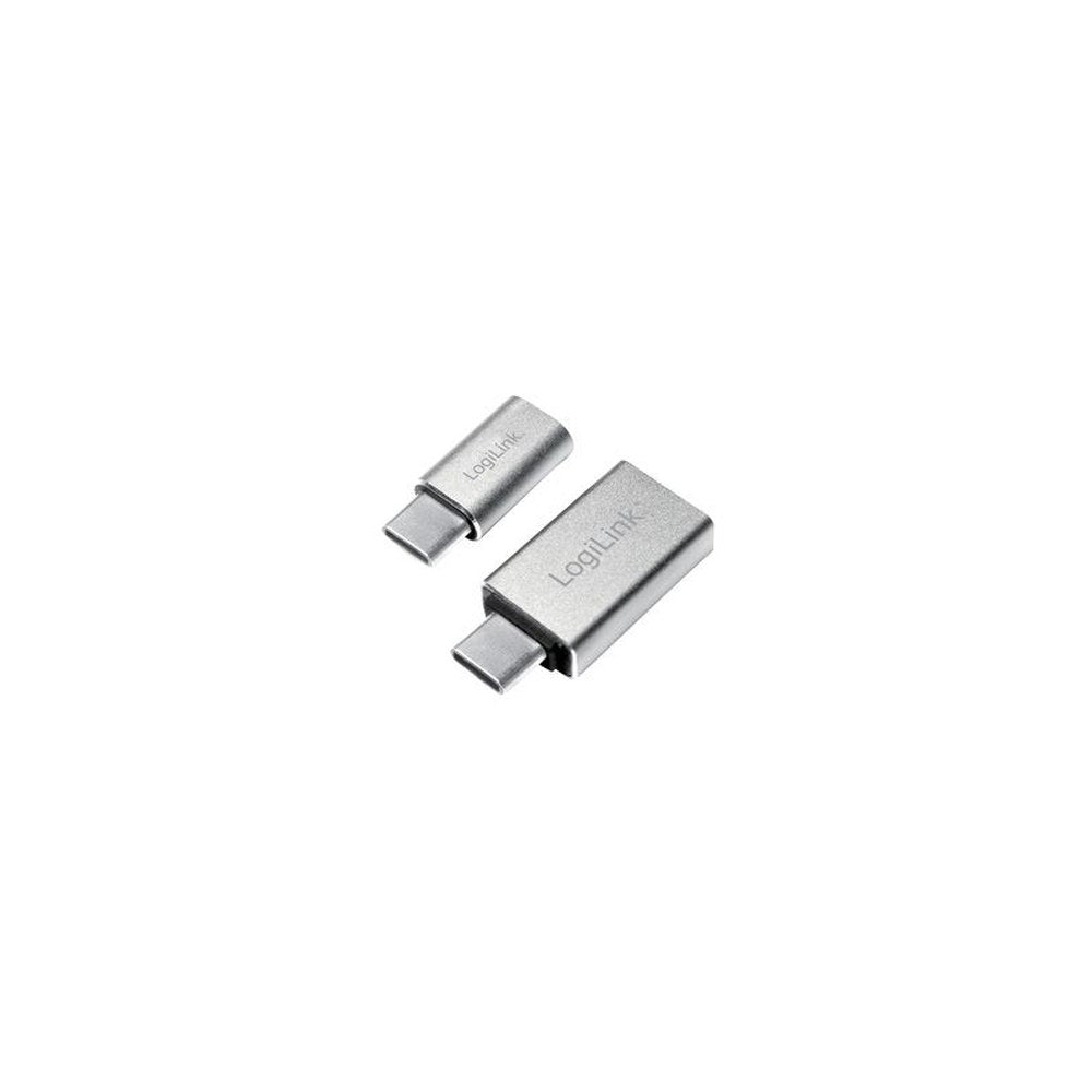 LogiLink kit d'adaptateur USB-C, 2 pièces, argent