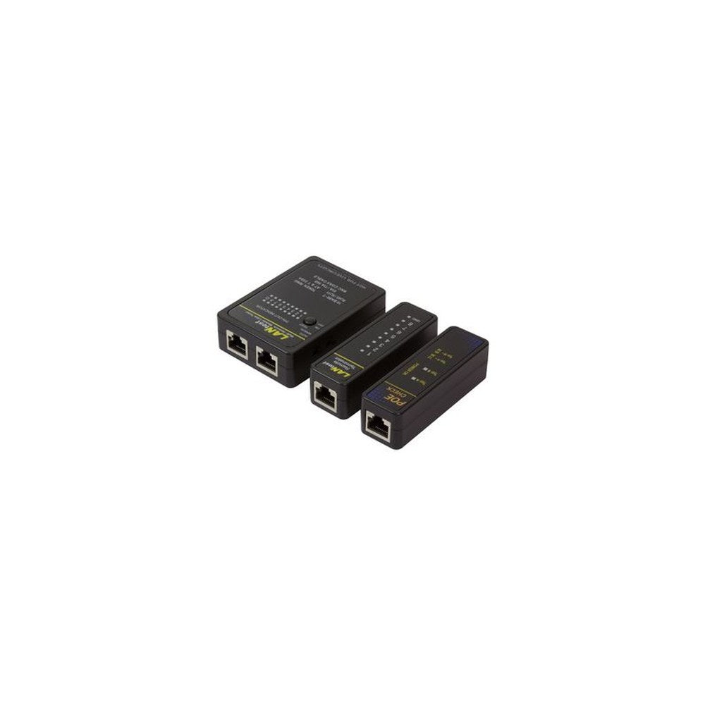 LogiLink testeur de câble réseau avec PoE Finder, noir