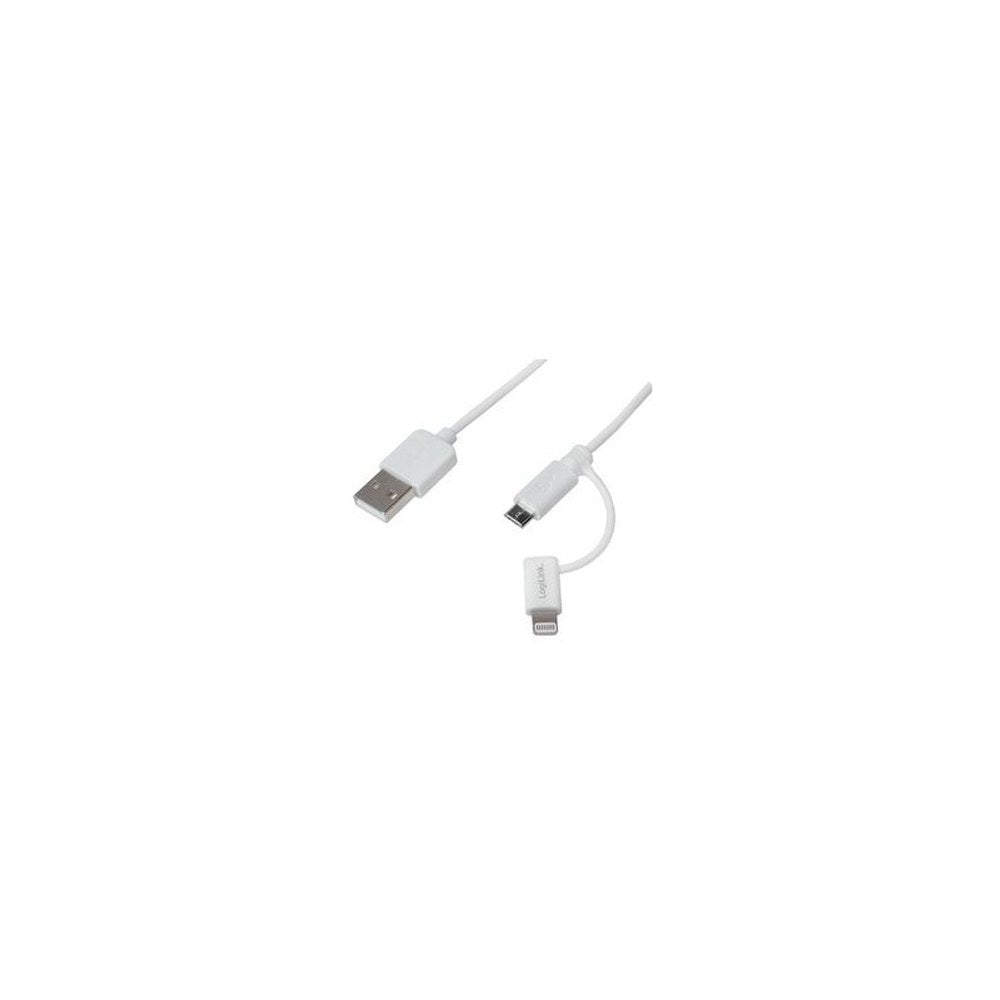LogiLink Câble de synchronisation & de charge, 1,0 m