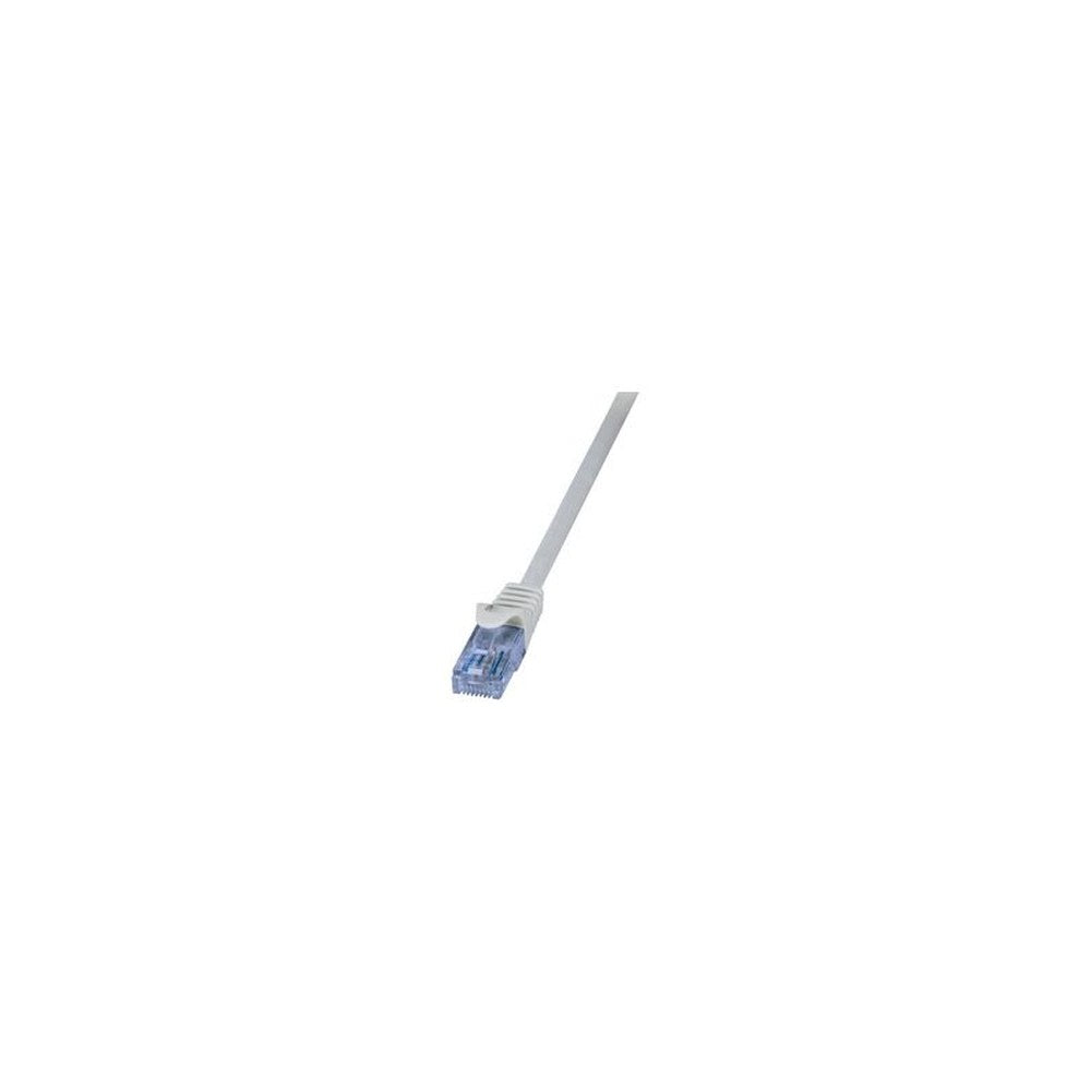 LogiLink Câble Patch EconLine, cat.6A, U/UTP, 10,0 m, gris