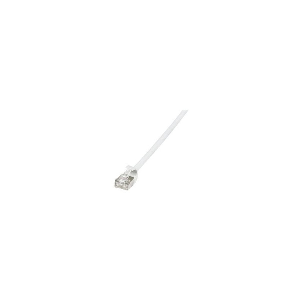 LogiLink Câble patch Ultraflex, Cat. 6A, U/FTP, 2,0 m, blanc