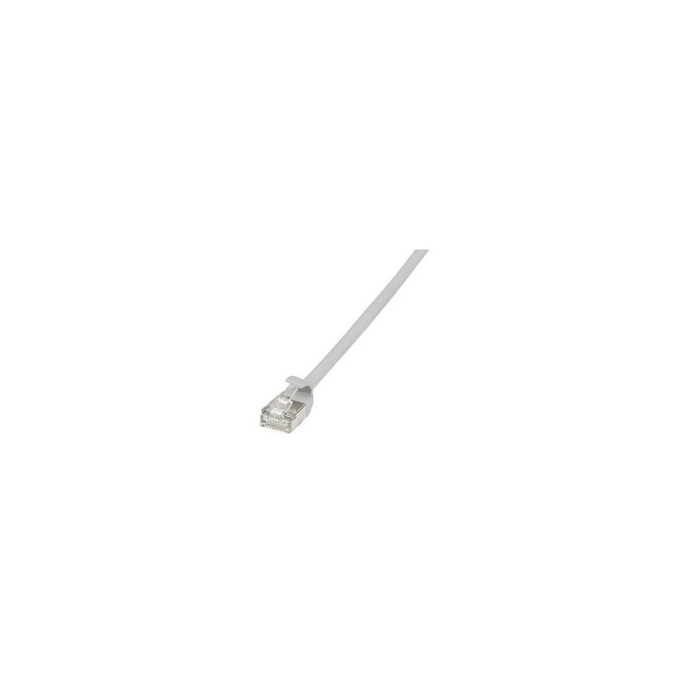 LogiLink Câble patch Ultraflex, Cat. 6A, U/FTP, 3,0 m, gris