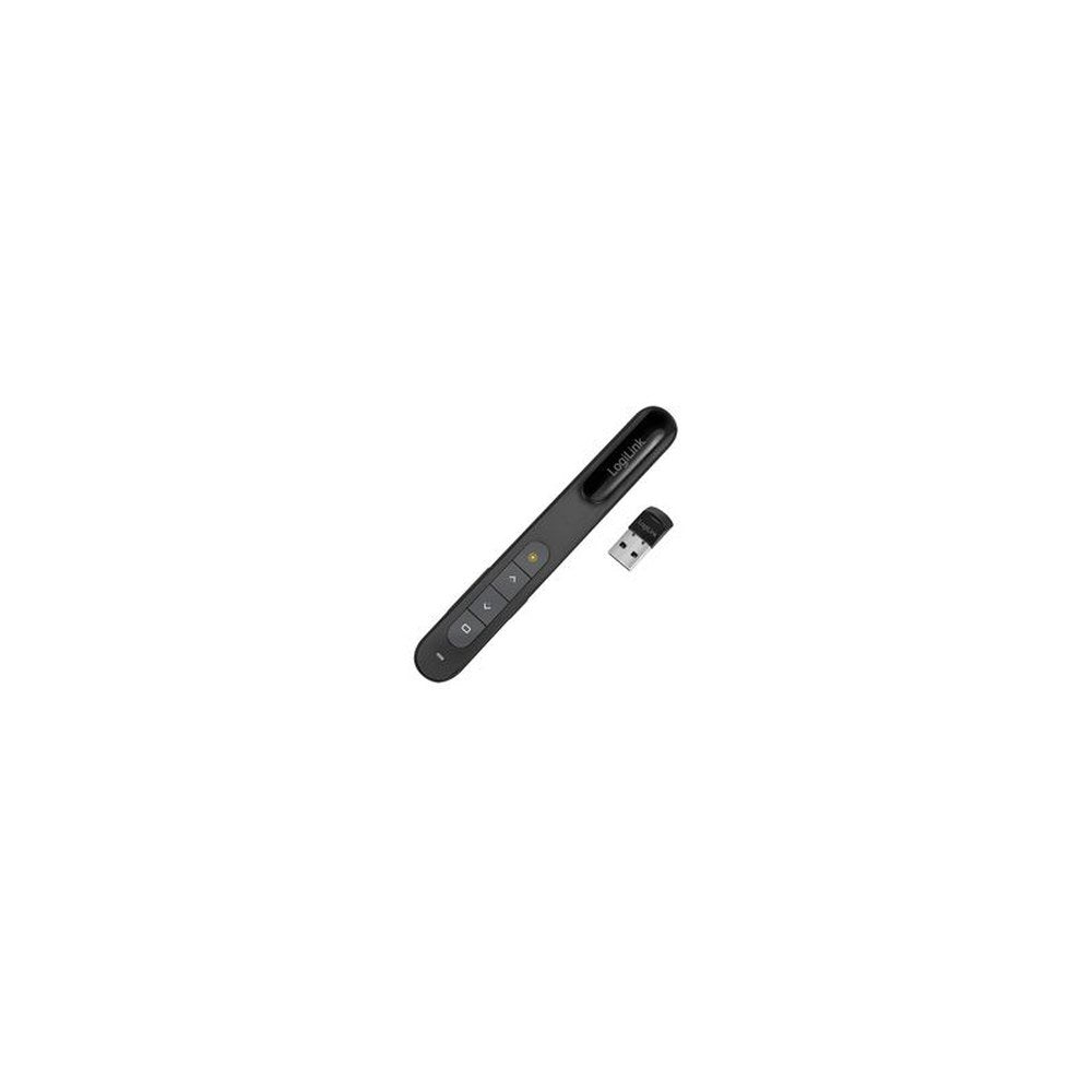 LogiLink Présentateur sans fil 2,4 GHz, sans câble, noir