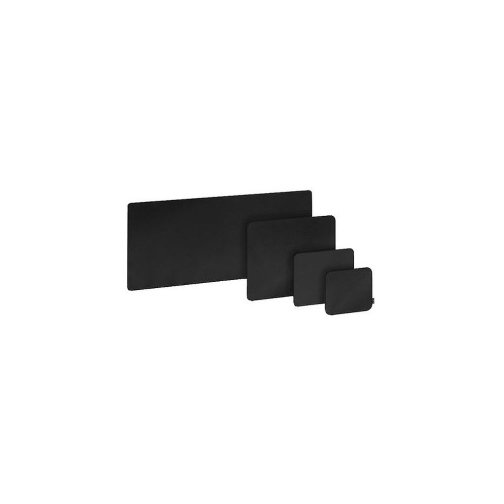 LogiLink Tapis souris gaming, bords cousus, taille L, noir