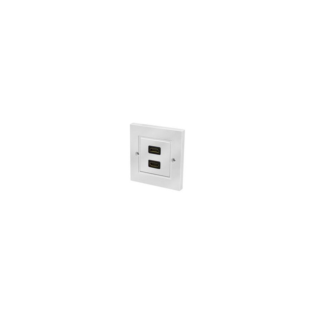 LogiLink Plastron HDMI, femelle HDMI - femelle HDMI, blanc