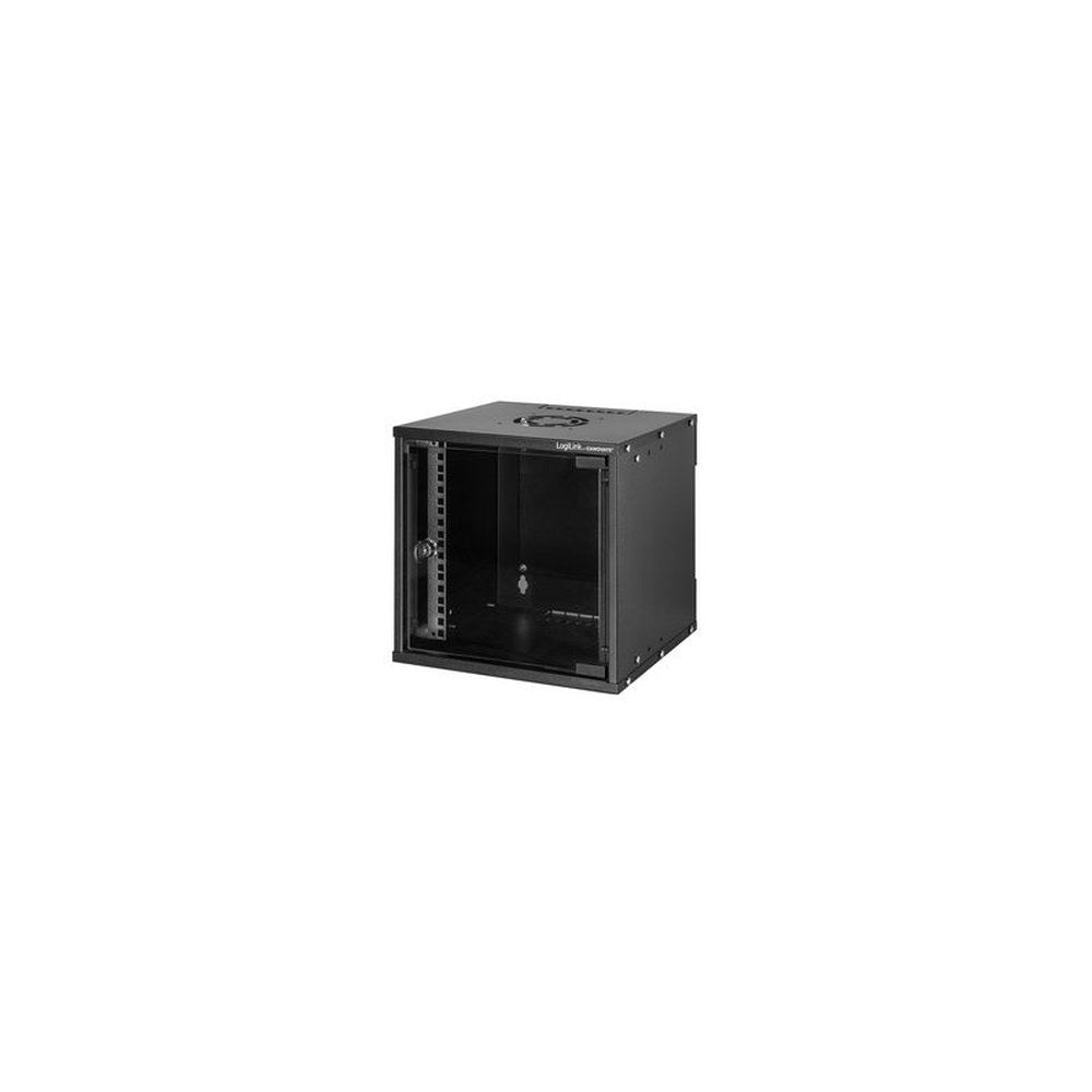 LogiLink Coffret mural 10" SoHo, monté, 6U, noir