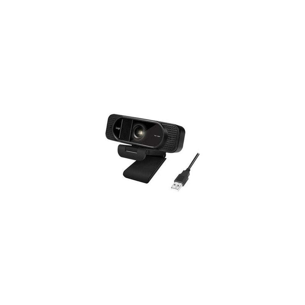 LogiLink Webcam USB Full HD avec micro double, noir