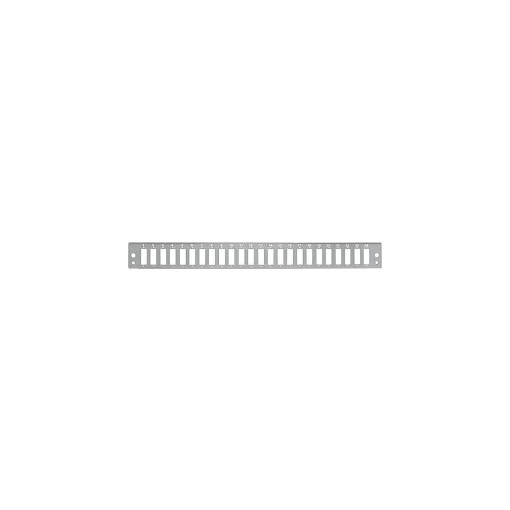 LogiLink Façade pour tiroir optique 19", 24 ports, noir