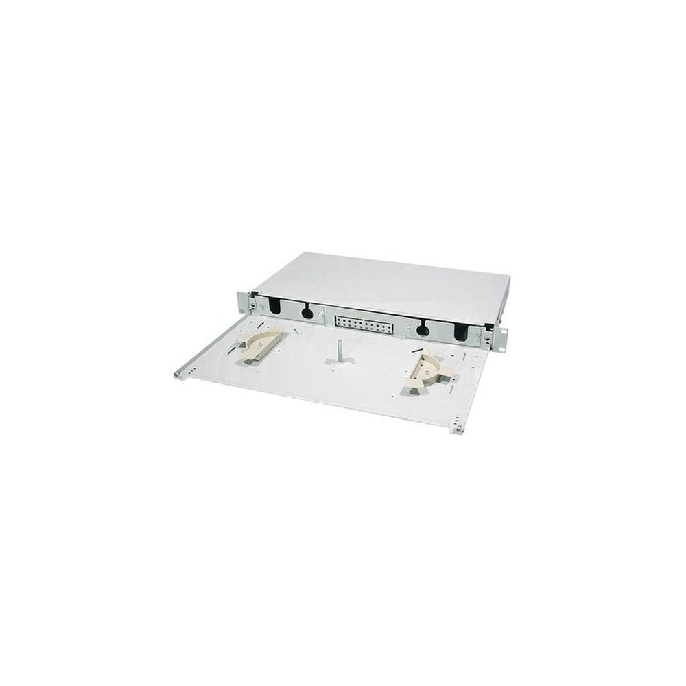 LogiLink Cassette d'épissurage 19", tiroir vide, gris clair