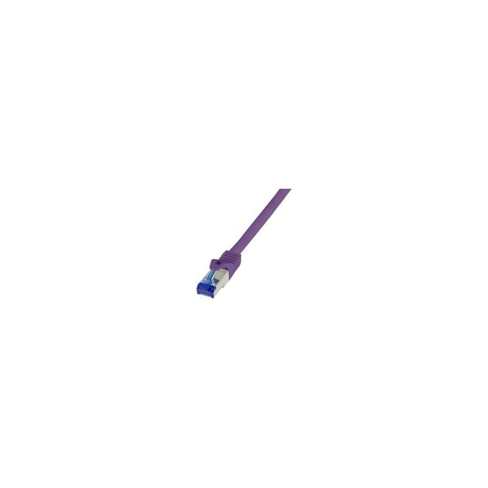 LogiLink Câble patch Ultraflex, Cat.6A, S/FTP, 10 m, violet