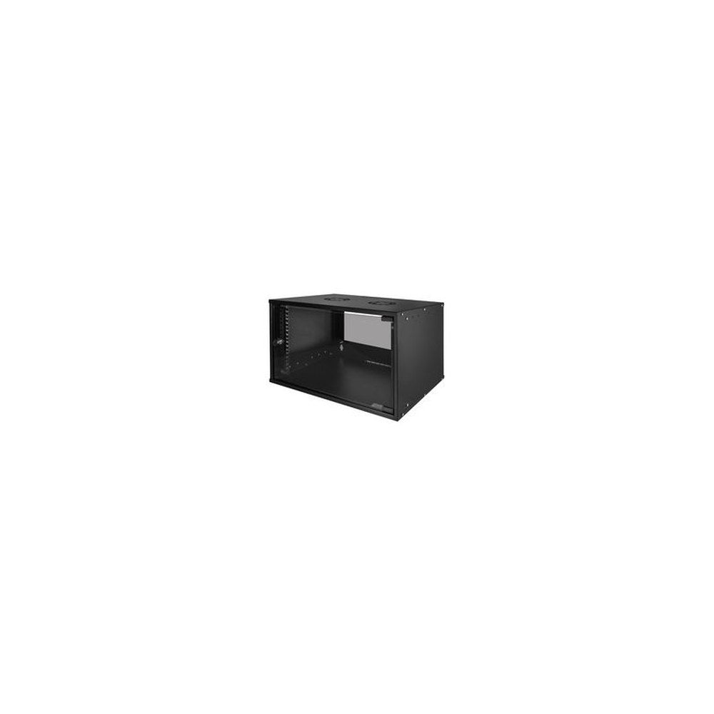 LogiLink Coffret mural 19" ECO, 6 U, assemblé, noir