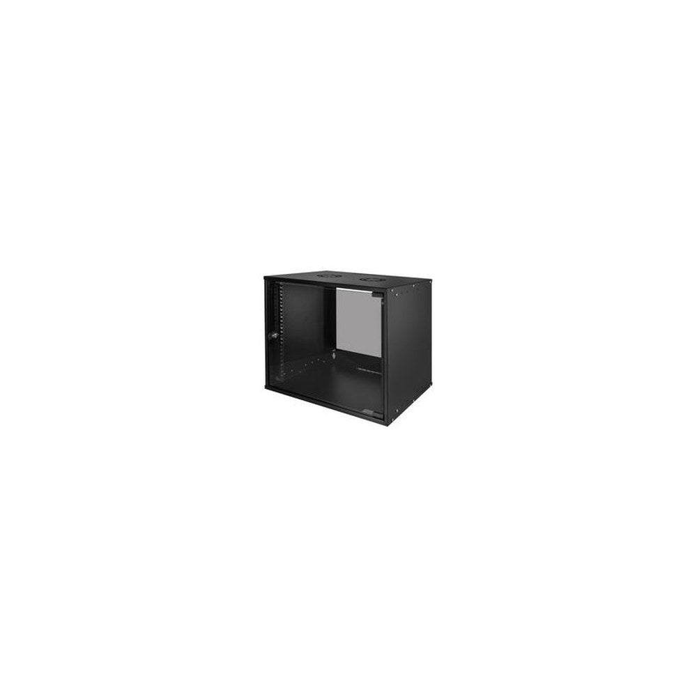 LogiLink Coffret mural 19" ECO, 9 U, assemblé, noir