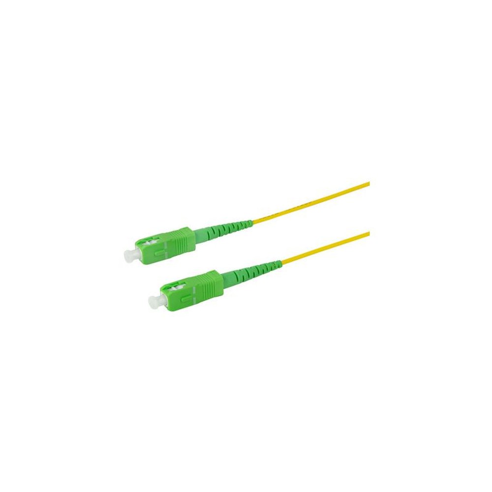 LogiLink Câble patch à fibre optique, 2x SC-Simplex, jaune