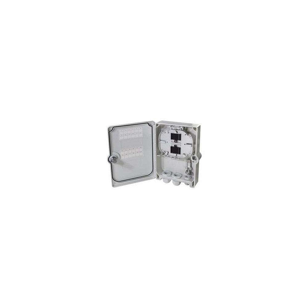 LogiLink Boîte d'épissure FTTH/FTTB, pour 24 fibres max.