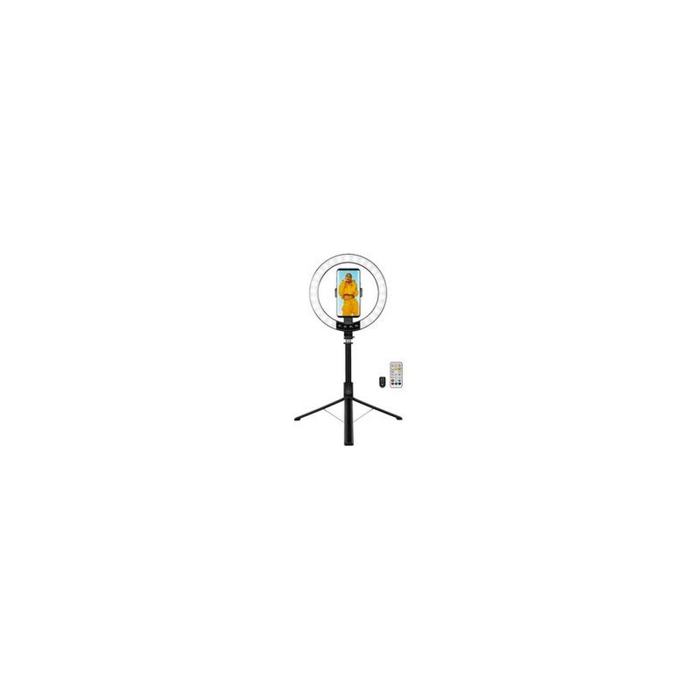 LogiLink Anneau lumineux pour smartphone avec trépied/perche