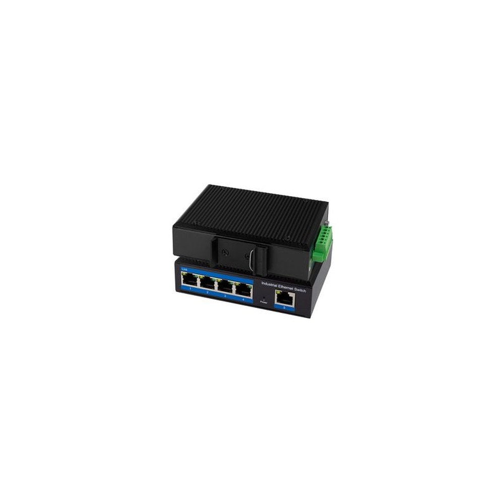 LogiLink Switch industriel Gigabit Ethernet PoE, 5 ports