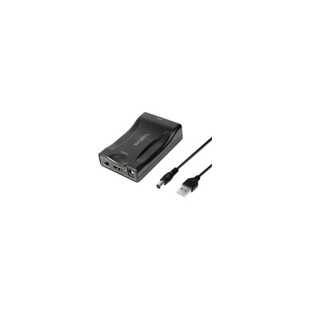 LogiLink Convertisseur vidéo Scart - HDMI, noir