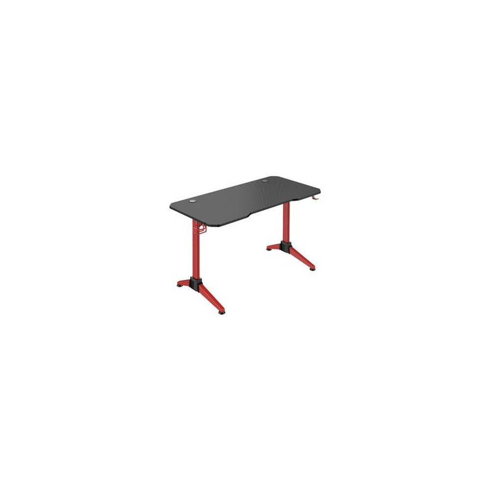 LogiLink Bureau de gaming avec éclairage RVB