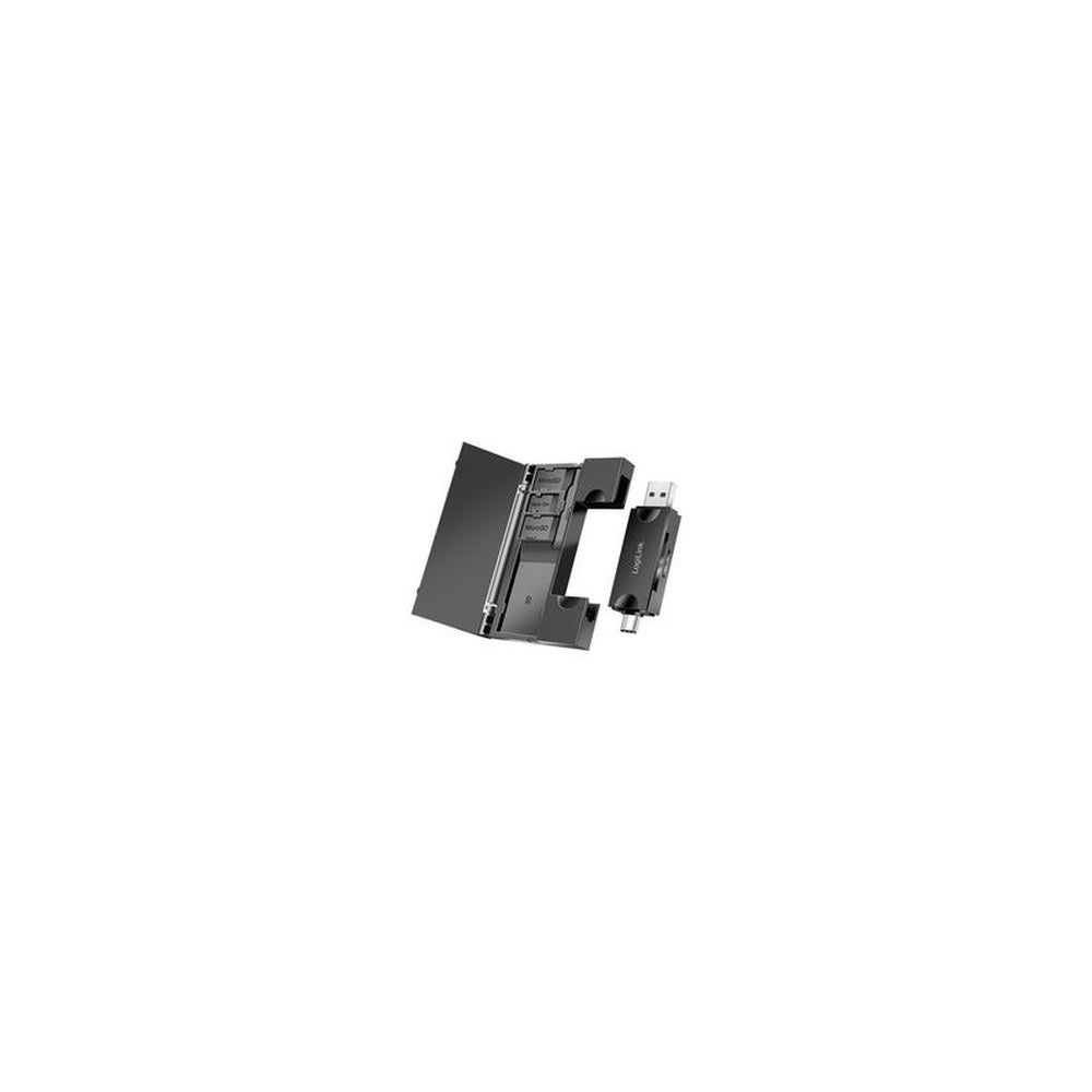 LogiLink Lecteur de cartes USB 3.2 Gen1, avec rangement