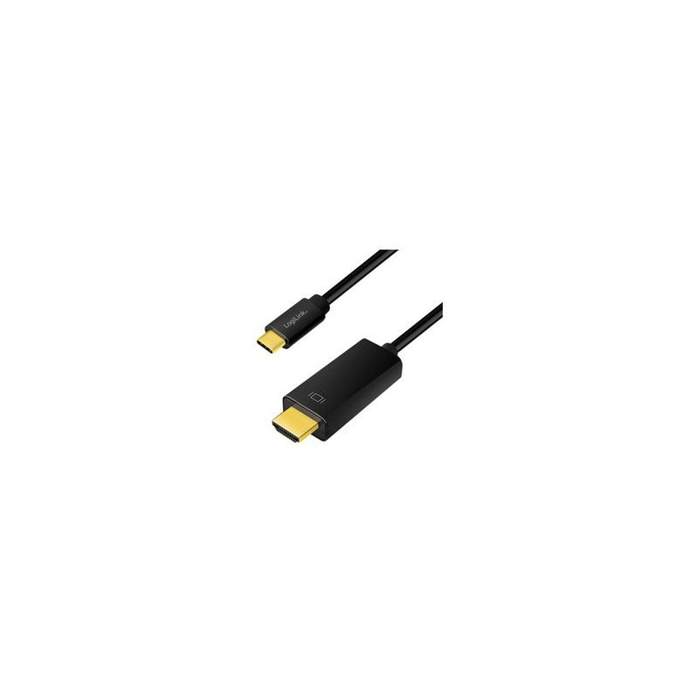 LogiLink Câble de connexion USB-C - HDMI, 3,0 m, noir