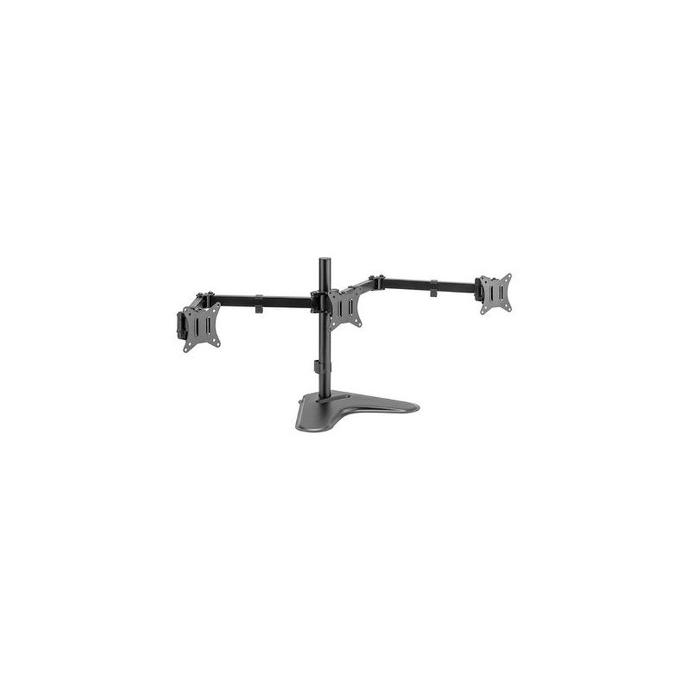 LogiLink Bras support pour 3 écrans, socle, noir
