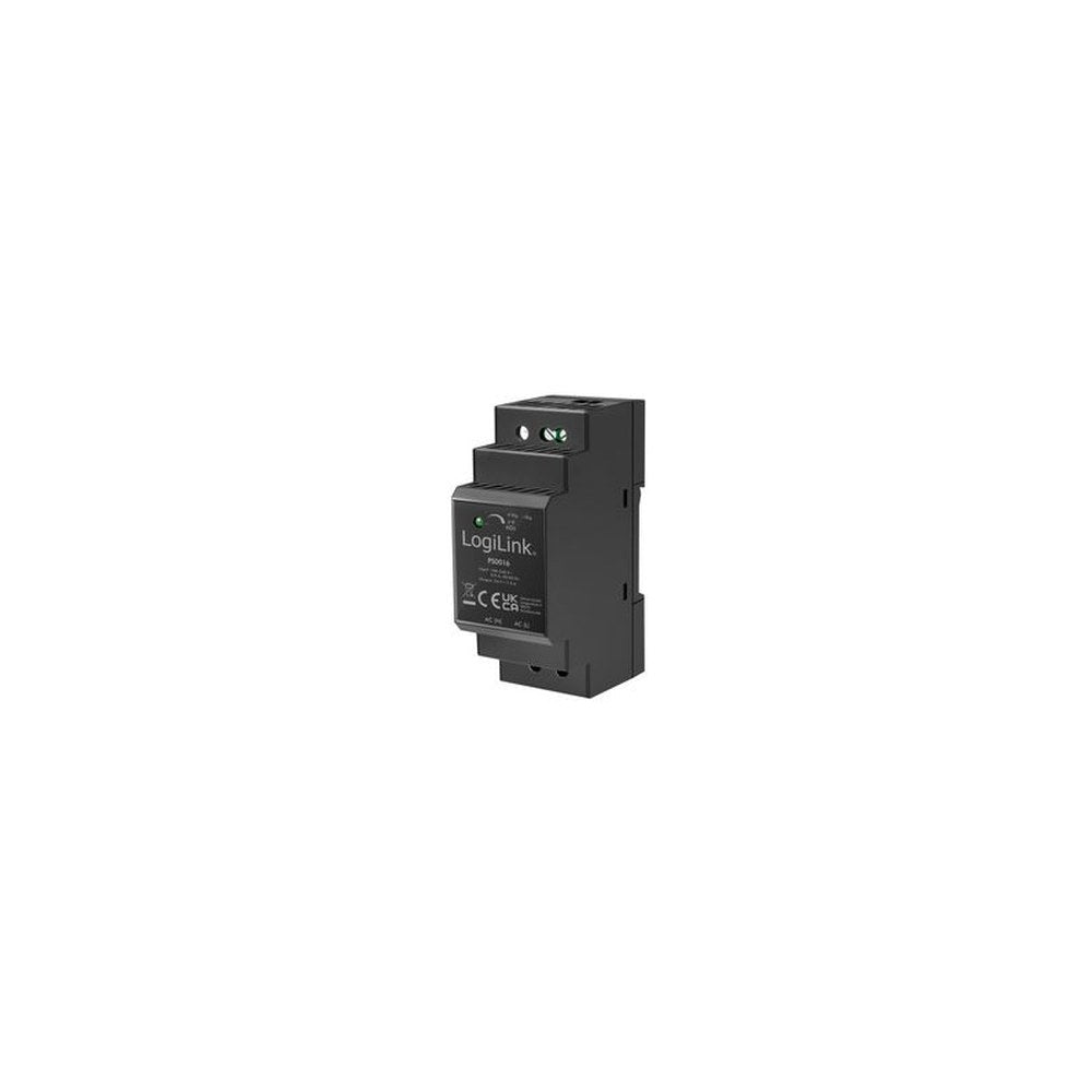 LogiLink Bloc d'alimentation pour rail DIN, 36 W, 24 V, noir