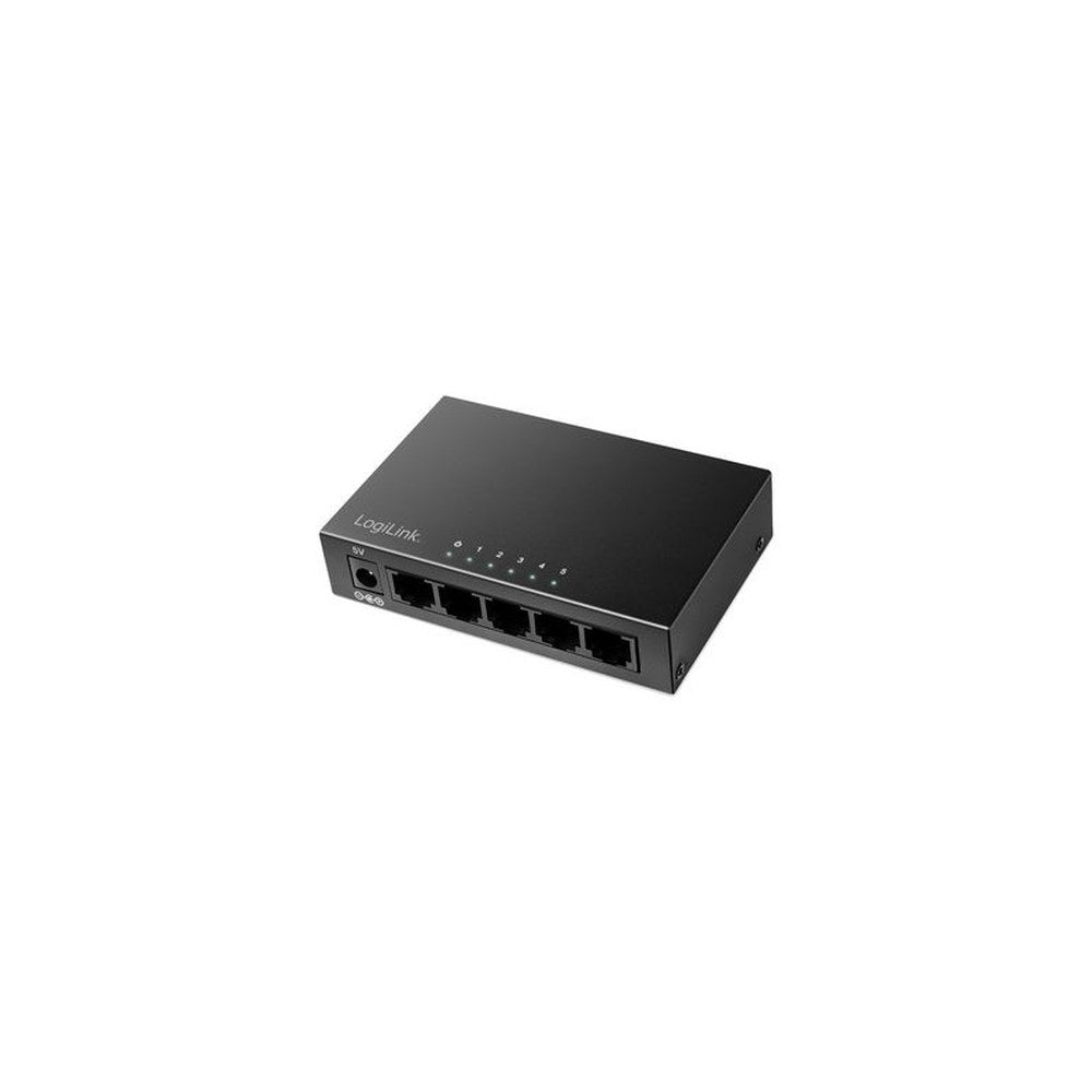 LogiLink Switch de bureau Gigabit Ethernet, 5 ports, noir