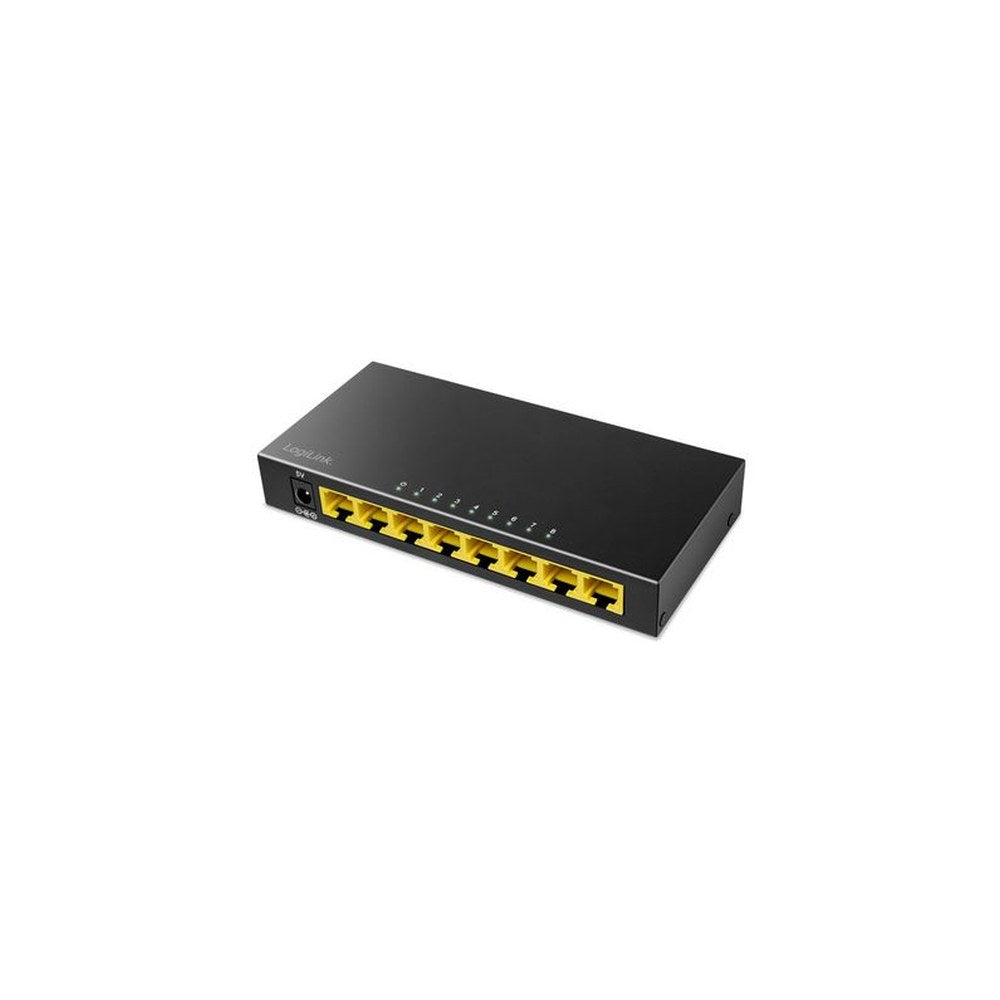 LogiLink Switch de bureau Gigabit Ethernet, 8 ports, noir