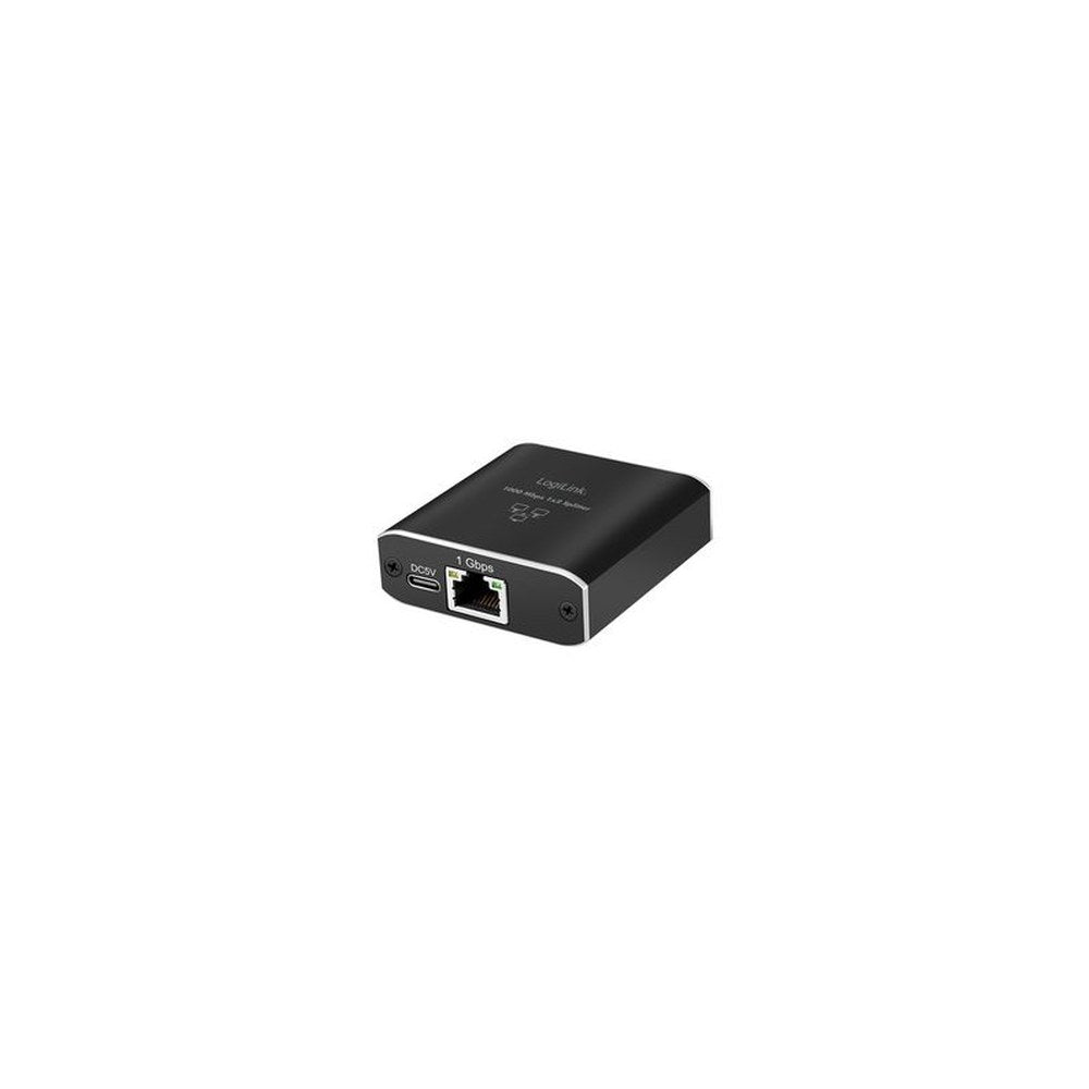 LogiLink Répartiteur Gigabit Ethernet, RJ45/USB-C - 2x RJ45