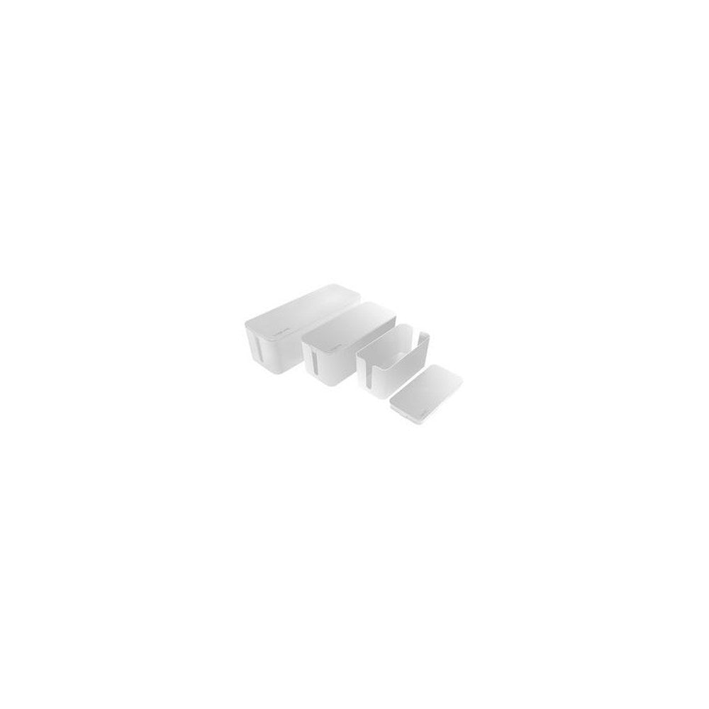 LogiLink Set de boîtes à câbles, 3 tailles, blanc