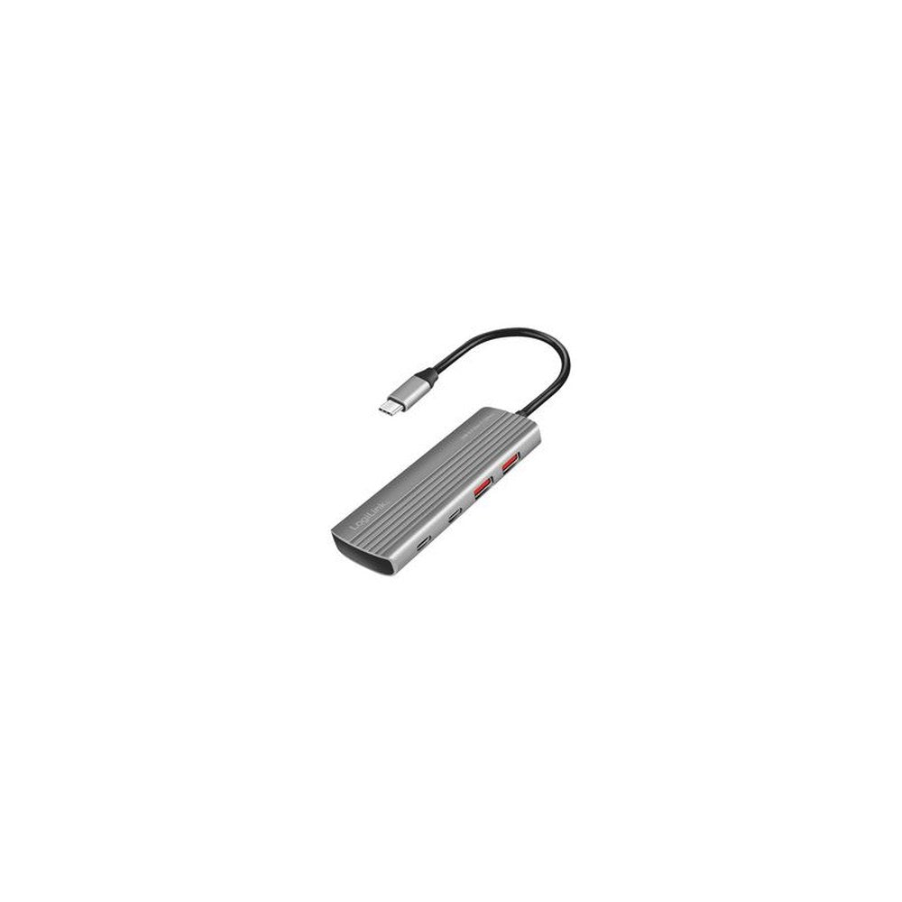 LogiLink USB 3.2 Ultra-Slim-Hub, 4-Port, 2x USB-A, 2x USB-C