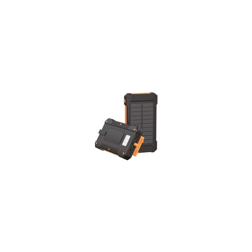 LogiLink Powerbank solaire, 6.000 mAh, noir/orange