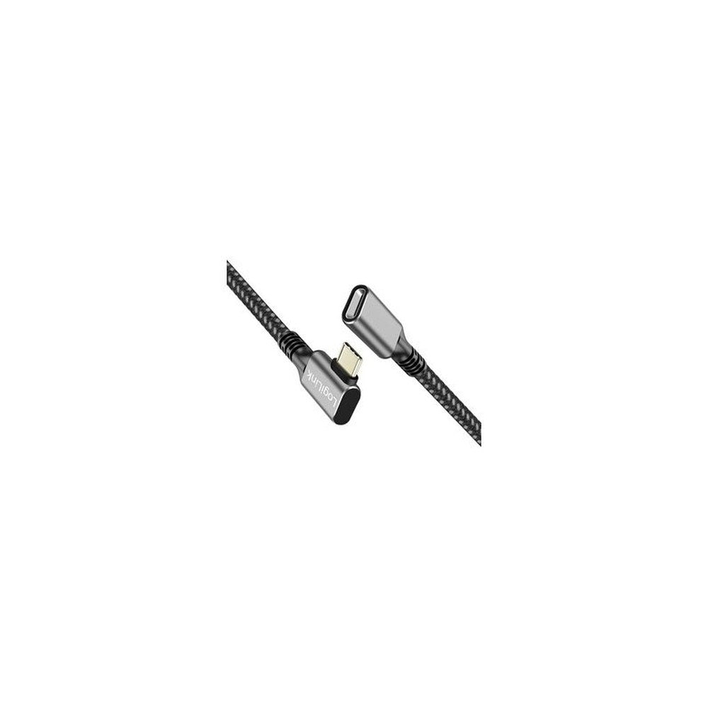 LogiLink Rallonge USB 3.2 Gen1, boîtier alu, 2 m, noir/gris