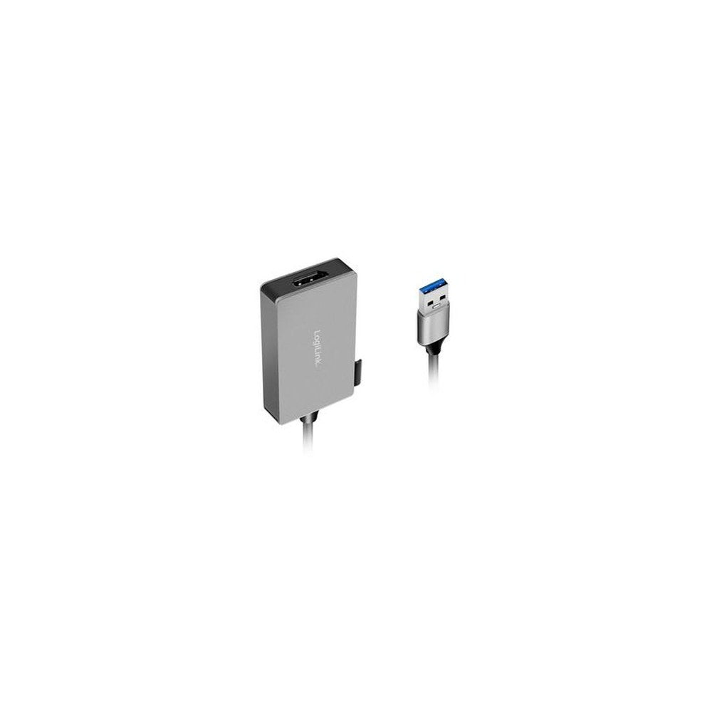 LogiLink Adaptateur vidéo USB 3.0 - HDMI Vidéo, gris