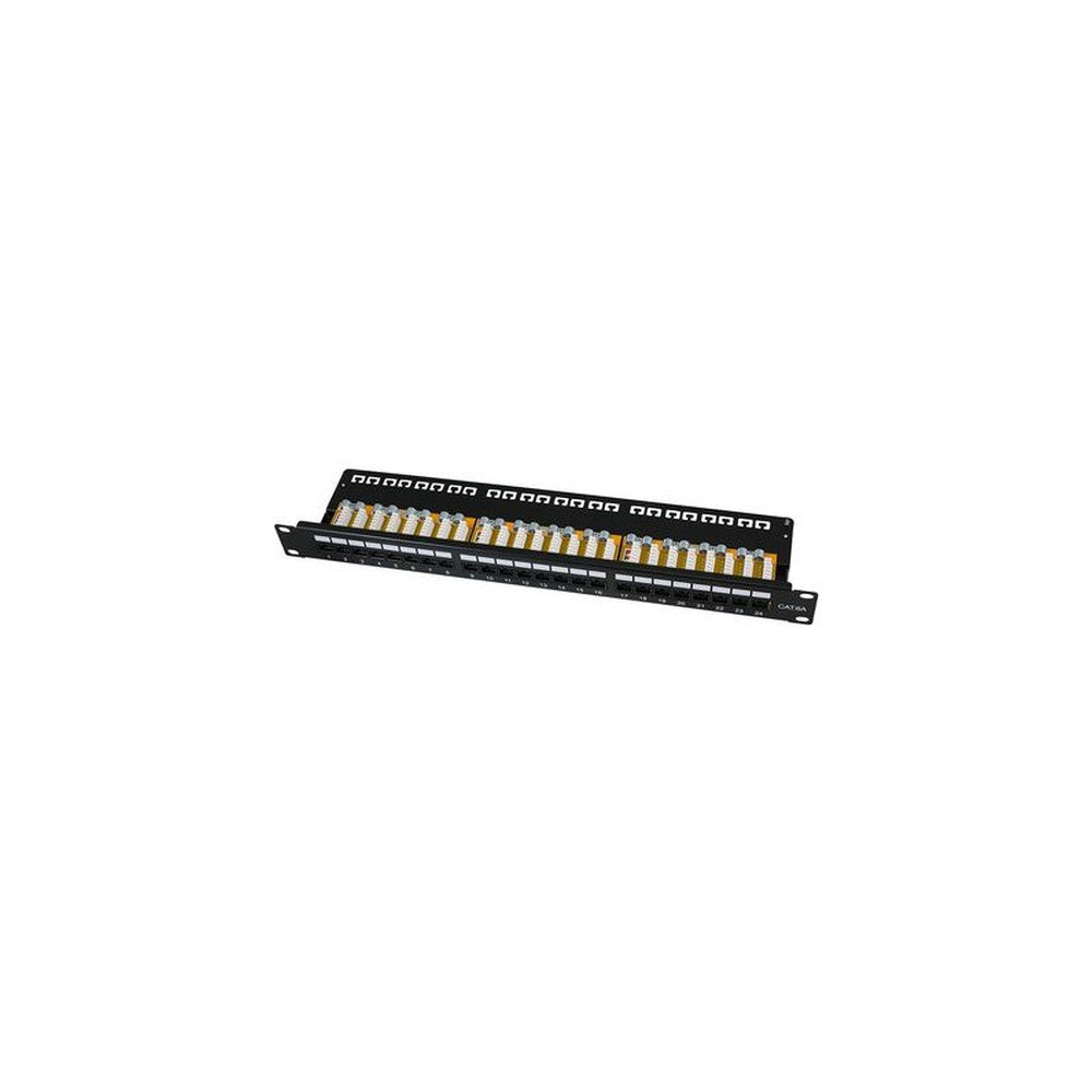 LogiLink Panneau de brassage Keystone 19" cat.6A, non blindé