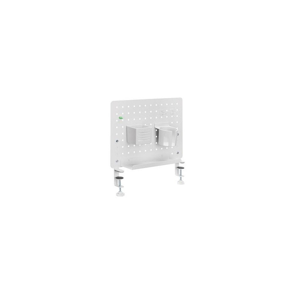 LogiLink Organiseur de bureau avec panneau perforé, blanc